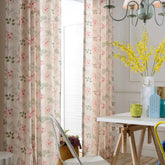 Cortina personalizada opaca para habitación con diseño floral de jardín campestre Kiana